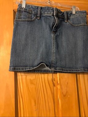 BCBGMaxAzria Blue Denim Mini Skirt